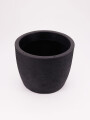 MACETERO REDONDO PRETO NEGRO