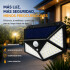 Foco Exterior Solar Sensor Movimiento Bateria 100 Leds Foco Exterior Solar Sensor Movimiento Bateria 100 Leds