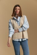 CHALECO DURAN Beige Melange