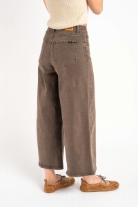 Jean Wide Leg Marron