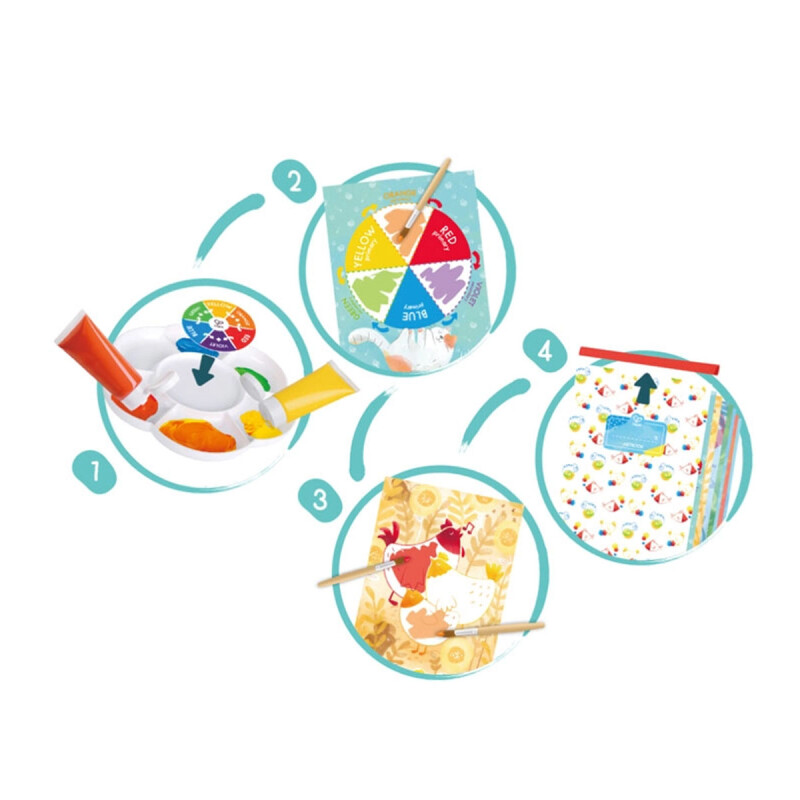 Pintura de mezcla de colores Hape Pintura de mezcla de colores Hape