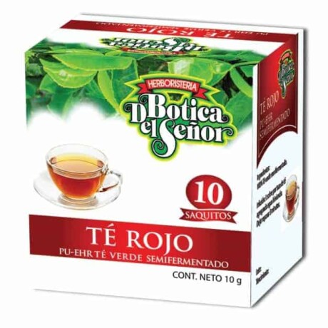 Botica del Señor té x10 saquitos Rojo