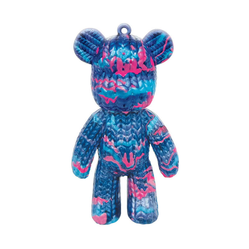 Pour Palz Oso Crochet Llavero Celeste