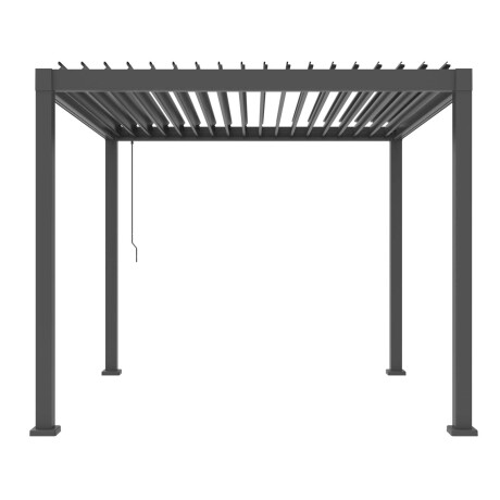 PÉRGOLA ALUMINIO GRIS TENERIFE 300*300