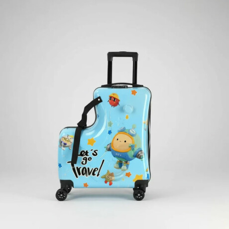 Valija Infantil - Diseños - Azul Celeste Valija Infantil - Diseños - Azul Celeste