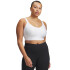 UA Infinity Mid 2.0 Bra-GRN WHT-101