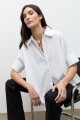 Camisa oversized blanco