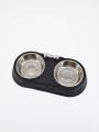 PLATO DOBLE ALUMINIO NEGRO