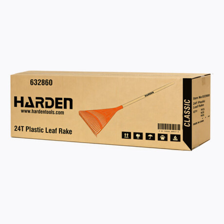 ESCOBILLA JARDIN PLASTICA 166CM 24 DIENTES HARDEN ++ N/a