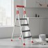 Escalera Plegable De 4 Escalones Hasta 150 Kg Zln0683 ESCALERA PLEGABLE ZILAN ZLN0683