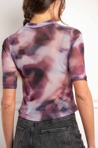 Polera Tul Print Multi