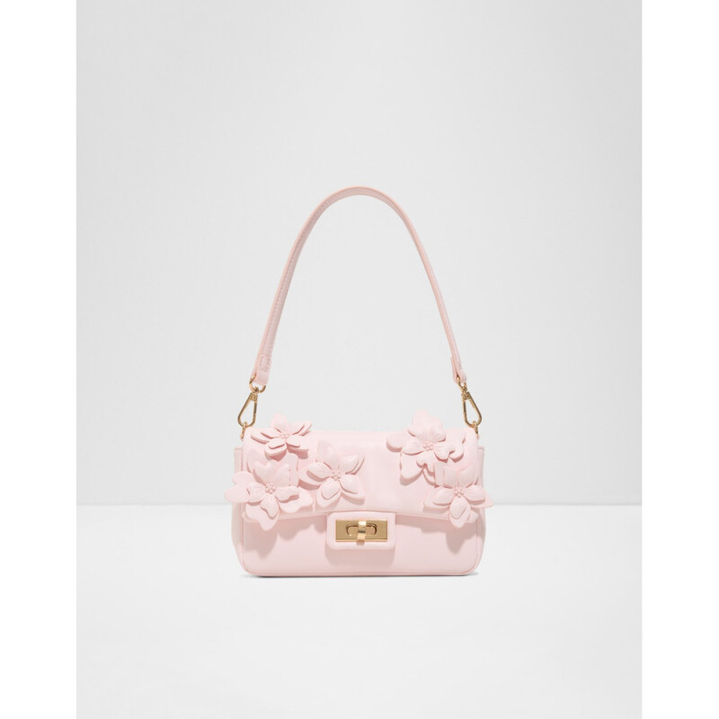 EVELISSE LIGHT PINK SYNTHETIC BLACK LEATHER