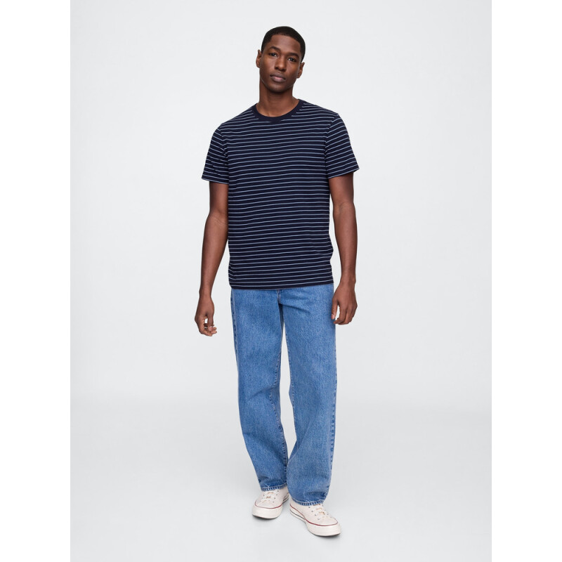V-EVERYDAY SOFT CREW - STRIPE NAVY UNIFORM