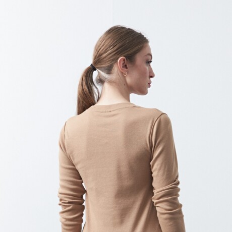 REMERA COLIMA Beige Oscuro