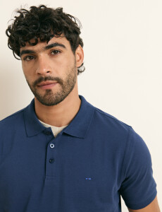 520752 REMERA HARRINGTON LABEL Azul