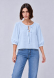 Remera Lazos Celeste