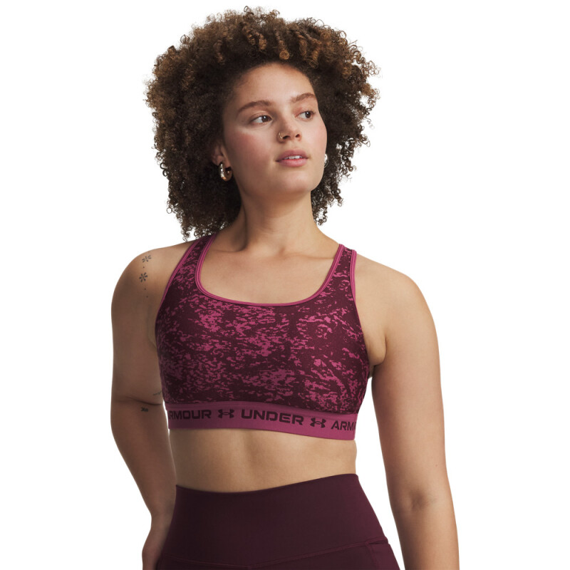 UA Crossback Mid Print-RED RED-659