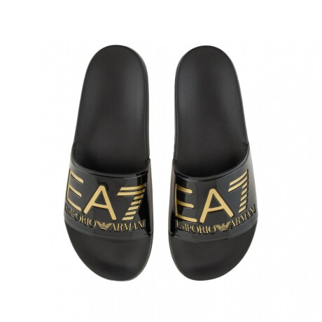 Oversized Logo - EA7 Emporio Armani - White/Black BLACK/GOLD