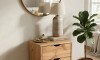 Mesa De Luz Madera Maciza Nordica 2 Cajones - Linea Dublin Mesa De Luz Madera Maciza Nordica 2 Cajones - Linea Dublin