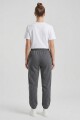 Pantalón dep clásico c/puños elásticos - UNISEX Gris melange oscuro