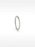 Anillo Con Esferas - Plata De Ley 925 plateado