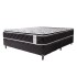 Sommier Paraná Neo Convencional Pillow Top 140x190 cm Negro (Base + Colchón) Sommier Paraná Neo Convencional Pillow Top 140x190 cm Negro (Base + Colchón)