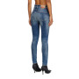 Jean Para Mujer 1984 Slandy-High Azul Marino