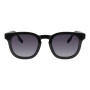 Lentes De Sol One Piece Cuadrado De Acetato Degradado/Negro