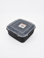 CONTENEDOR ALIMENTOS PLASTICO 2000 ML GRIS OSCURO
