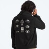 CANGURO MOUNTAIN MIRAGE REGULAR HOODIE Tnf Black