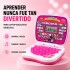 Mini Laptop Educativa Bilingüe con 52 Teclas Rosa 1