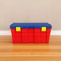 CAJA BAUL ORGANIZADOR 100LTS WENCO ROJO-ROJO 94X45X40CM CAJA BAUL ORGANIZADOR 100LTS WENCO ROJO-ROJO 94X45X40CM