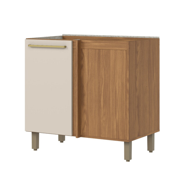 Armário bajo mesada esquinero - 1 puerta Armário bajo mesada esquinero - 1 puerta