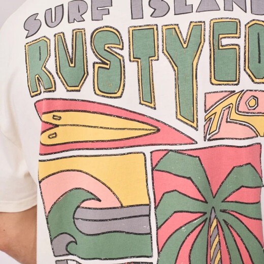 Remera Rusty Vertuna - Beige Remera Rusty Vertuna - Beige