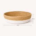 Cesto Organizador Dr Fibra Natural Blanco 35X10 cm Cesto Organizador Dr Fibra Natural Blanco 35X10 cm