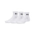 UA Performance Cotton 3p Qtr-WHT WHT-100
