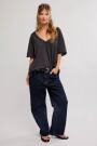 REMERA NINA V Negro