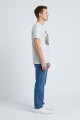 Camiseta estampada Tigre GRIS MELANGE