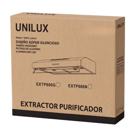 Extractor Purificador Nubia 60 cm Extractor Purificador Nubia 60CM de Negro