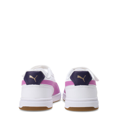 Championes de Niña Puma Caven Iii Ac Ps Blanco - Fucsia