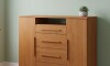 Cómoda Zapatera Versatil 2 Puertas 4 Cajones Cinamomo