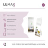 Espejo De Pie Lumax Rox Marco Rectangular 80 x 180cm Blanco