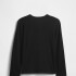 V-FRCH LS LOGO TEE TRUE BLACK