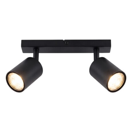 AASOL20 Luminaria de Techo Leticia Doble Negra