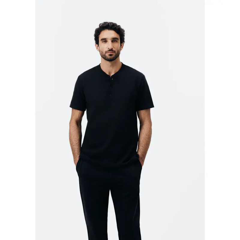 CAMISETA MM MASC PRETO ESCURO