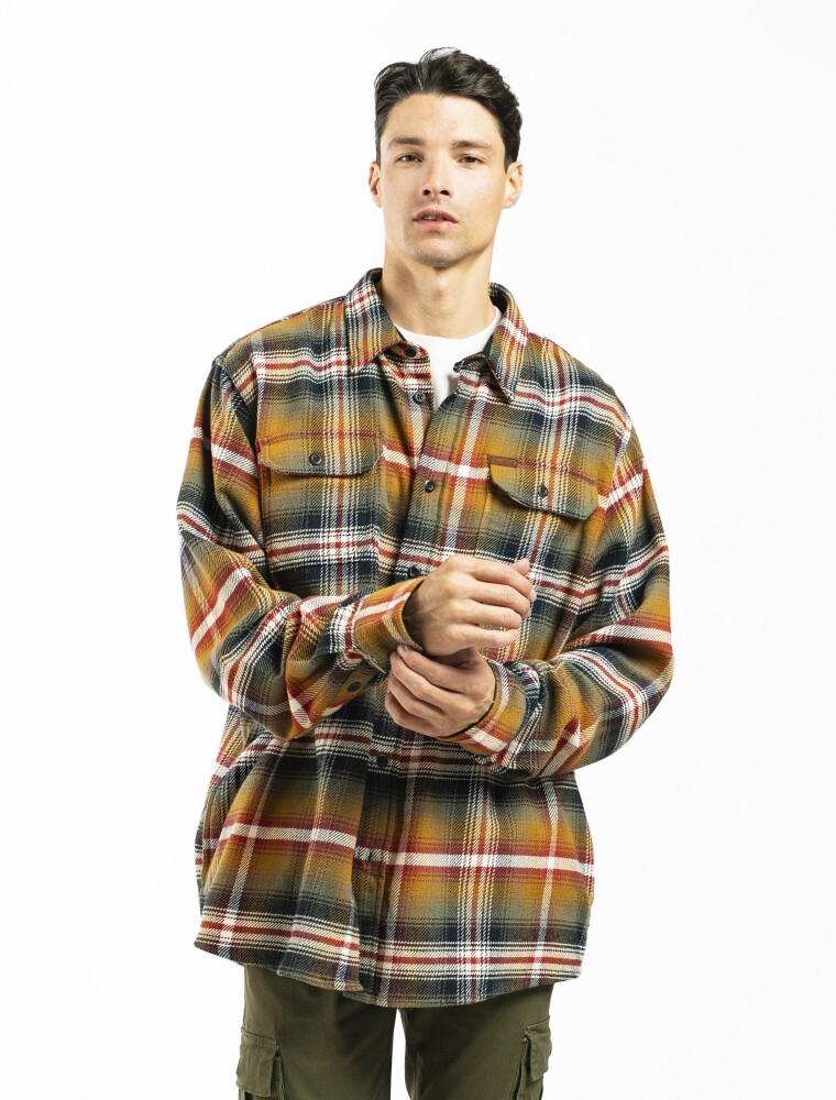 Sobre Camisas de Franella Orvis Ladrillo