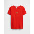 V-SU SS RIB TEE HOT RED 664