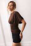 Top Dalia Marrón