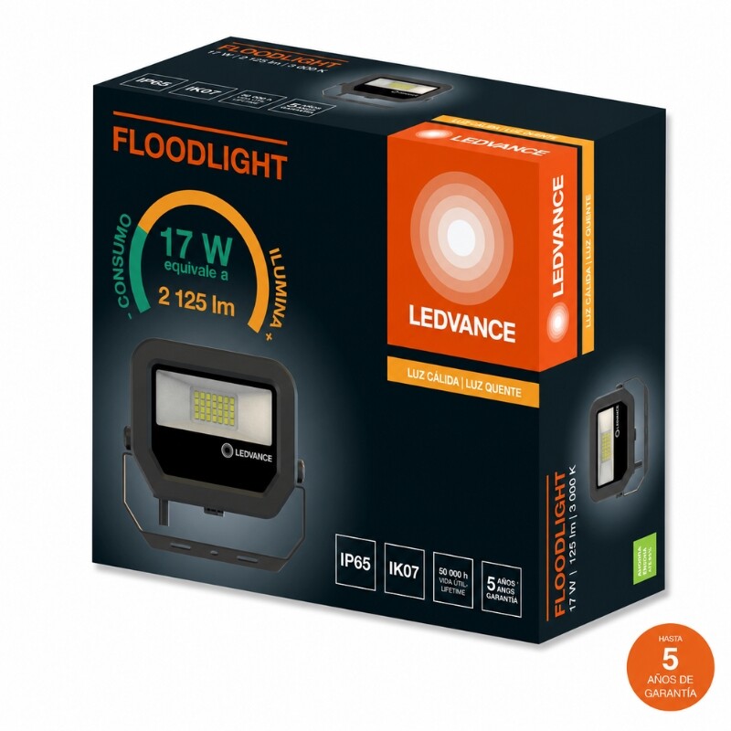 LDV FL PFM 20 17W 2380lm 850 PT Proyector LED LEDVANCE OSRAM G4 17W PFM Luz Cálida