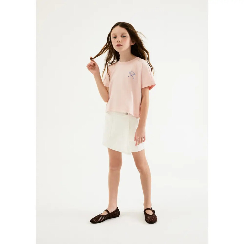 BLUSA MM FEM ROSA CLARO